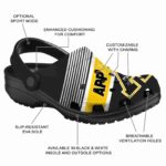custom appalachian state mountaineers vibrant dual tone clog best selling