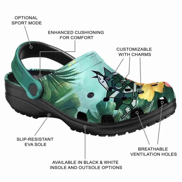 custom arizona coyotes tropical vibes clog new arrival