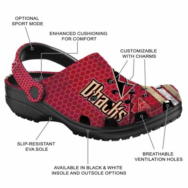 custom arizona diamondbacks contrasting stripes crocs new arrival