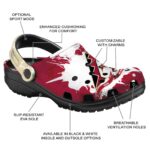 Custom Arizona Diamondbacks Splatter Pattern Crocs Best selling