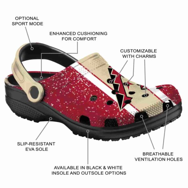 custom arizona diamondbacks vertical stripes crocs new arrival