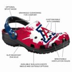 Custom Arizona Wildcats Splatter Pattern Crocs Best selling