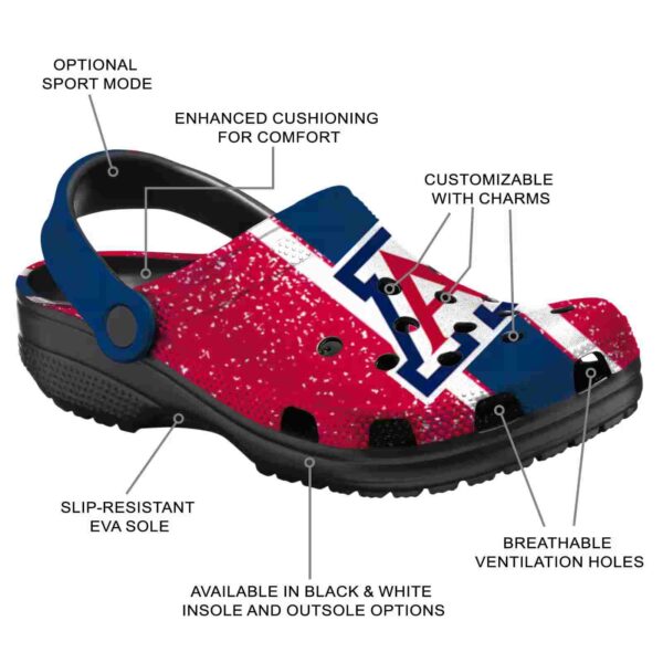 custom arizona wildcats vertical stripes crocs new arrival