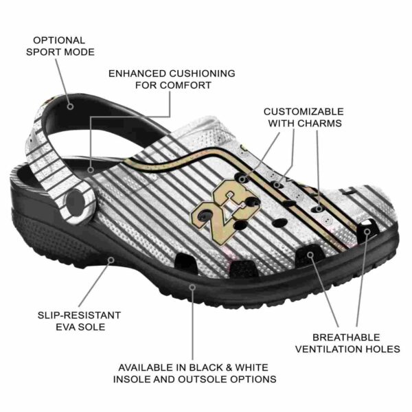 custom army black knights pinstripe pattern clog new arrival