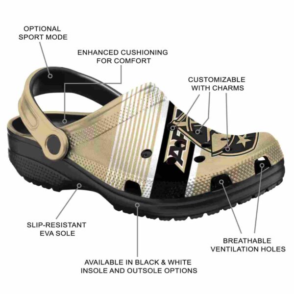 custom army black knights vibrant dual tone clog new arrival