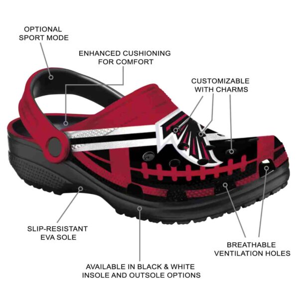 custom atlanta falcons football motif crocs new arrival