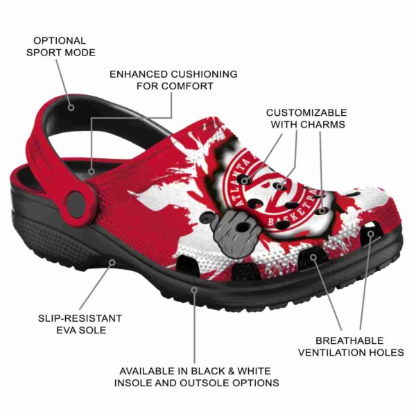 custom atlanta hawks gripping hand clog new arrival
