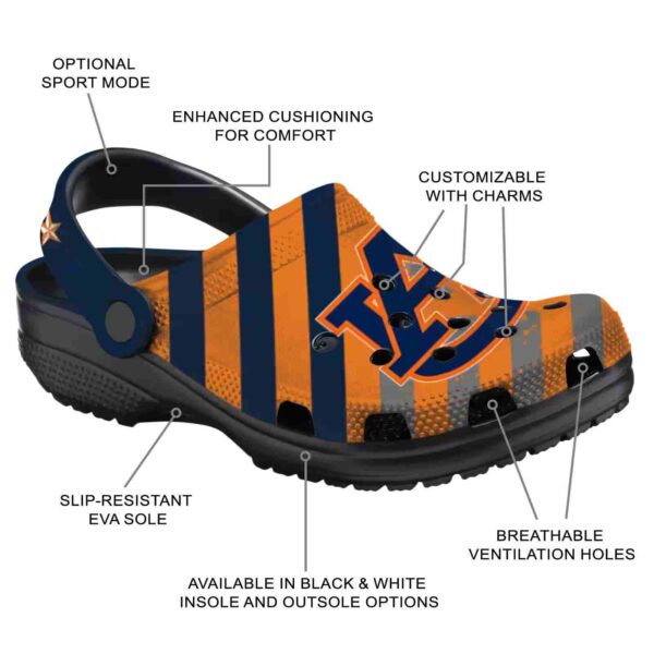 custom auburn tigers star spangled graphic crocs new arrival