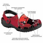 custom ball state cardinals baseball helmet clog best selling