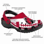 custom ball state cardinals football motif clog best selling