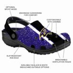 Custom Baltimore Ravens Vertical Stripes Crocs Best selling