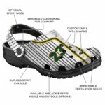 custom baylor bears pinstripe pattern clog best selling