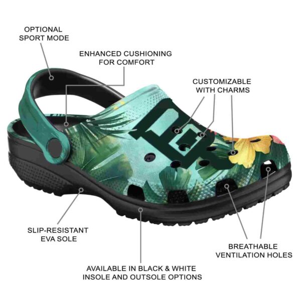 custom baylor bears tropical vibes clog new arrival