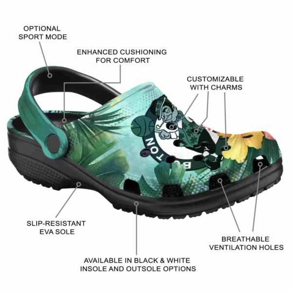 custom boston celtics tropical vibes crocs new arrival