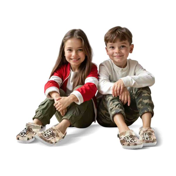custom bowling green falcons desert camo clog fashion forward