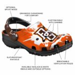custom bowling green falcons splatter pattern clog best selling