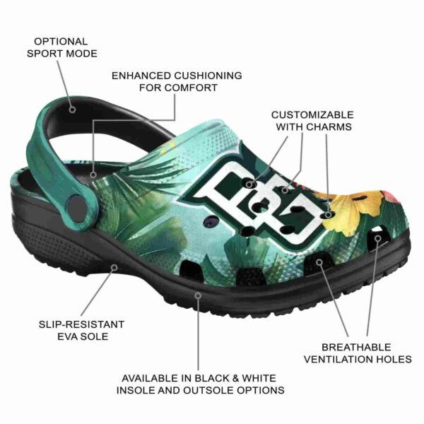 custom bowling green falcons tropical vibes clog new arrival
