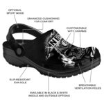 custom brooklyn nets gothic skull clog best selling