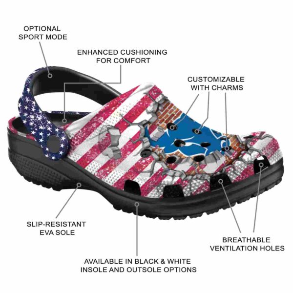 custom buffalo bulls freedom splinter clog new arrival