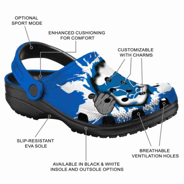 custom buffalo bulls gripping hand clog new arrival