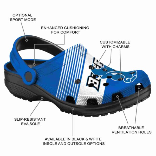 custom buffalo bulls vibrant dual tone clog new arrival
