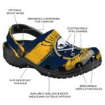 custom buffalo sabres paint splatter graphics clog best selling