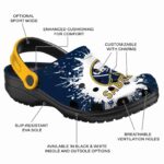 custom buffalo sabres splash art clog best selling