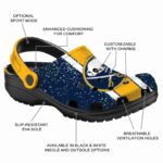 custom buffalo sabres vertical stripes clog best selling