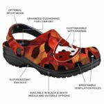 custom byu cougars autumn leaves clog best selling