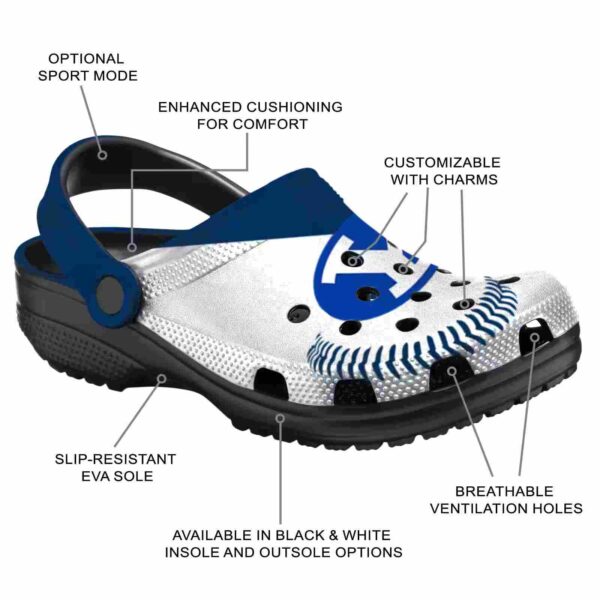 custom byu cougars baseball motif clog new arrival