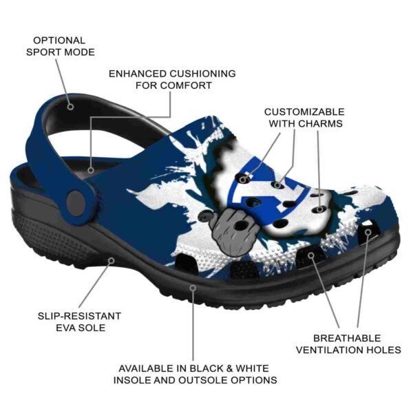 custom byu cougars gripping hand clog new arrival