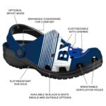 custom byu cougars vibrant dual tone clog best selling