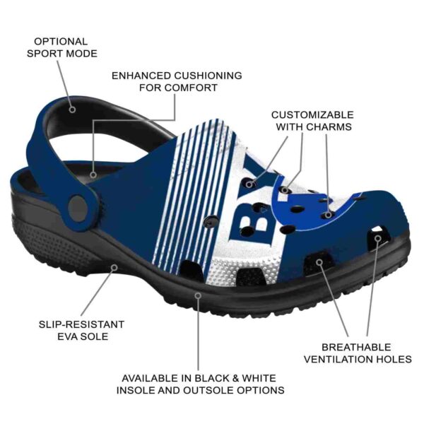 custom byu cougars vibrant dual tone clog new arrival