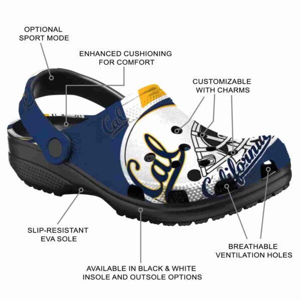custom california golden bears football helmet clog new arrival