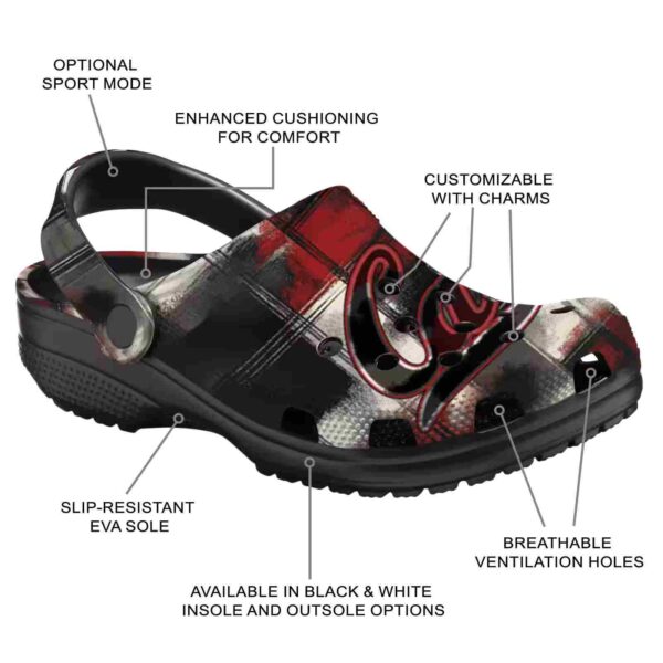 custom california golden bears plaid fusion clog new arrival