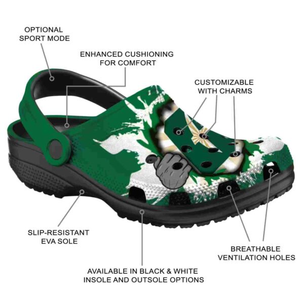 custom charlotte 49ers gripping hand clog new arrival