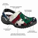 custom charlotte 49ers patriotic stripes clog best selling