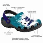 custom charlotte hornets splash art clog best selling