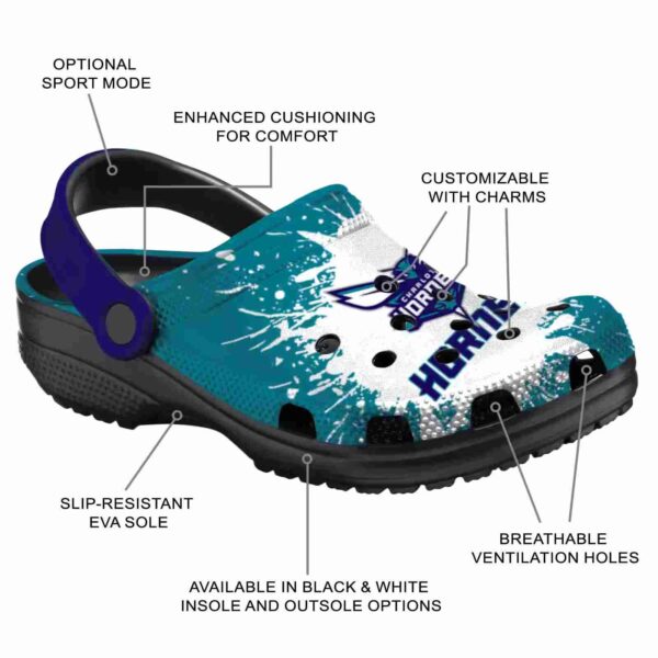 custom charlotte hornets splash art clog new arrival