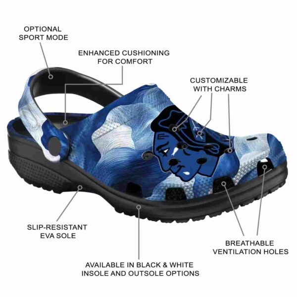 custom chicago blackhawks ocean waves clog new arrival
