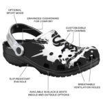 Custom Chicago White Sox Splatter Pattern Crocs Best selling