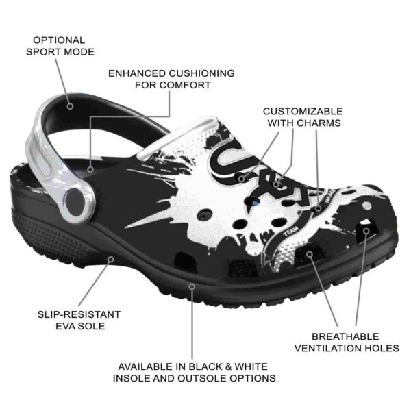 custom chicago white sox splatter pattern crocs new arrival