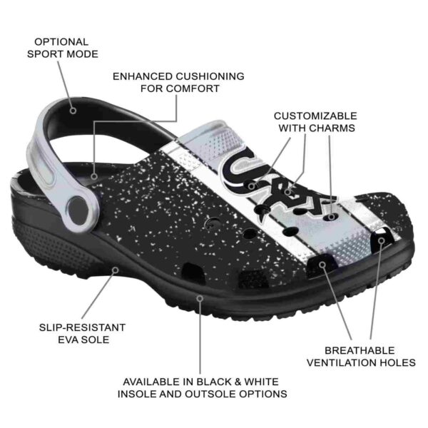 custom chicago white sox vertical stripes crocs new arrival