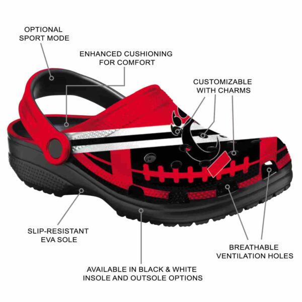 custom cincinnati bearcats football motif clog new arrival