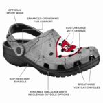 Custom Cincinnati Reds Cracked Texture Crocs Best selling