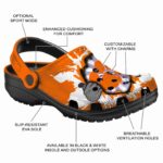 Custom Clemson Tigers Gripping Hand Crocs Best selling