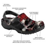 custom cleveland cavaliers plaid fusion crocs fashion forward