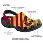 custom cleveland cavaliers star spangled graphic crocs fashion forward