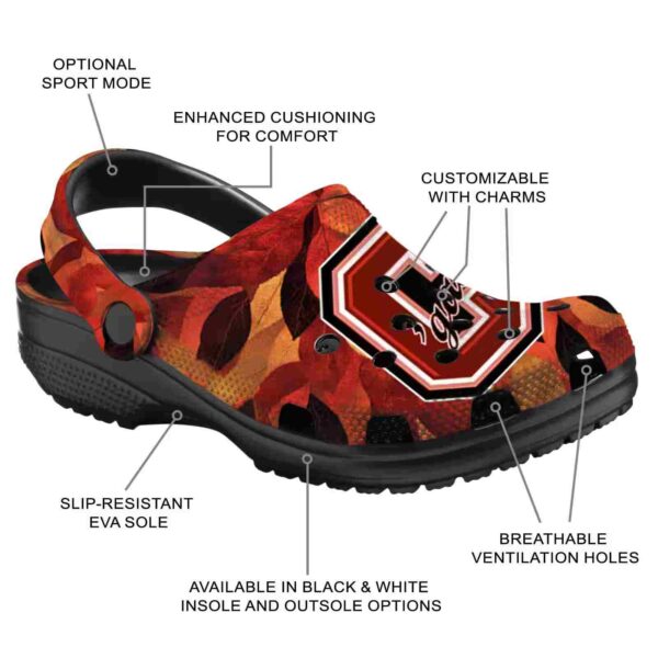 custom colgate raiders autumn leaves clog new arrival