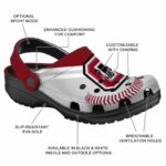 custom colgate raiders baseball motif clog best selling